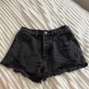 dark gray pacsun shorts